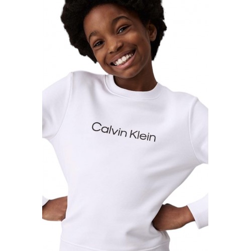 Calvin Klein φούτερ λευκό IU0IU00680-YAF