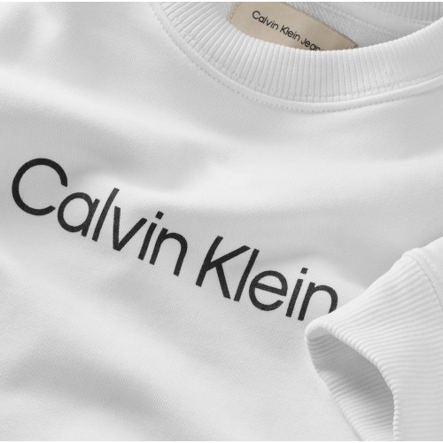 Calvin Klein φούτερ λευκό IU0IU00680-YAF