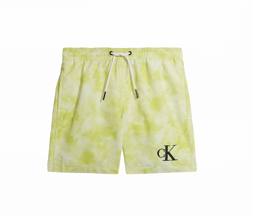 Calvin Klein μαγιό κίτρινο tie-dye kV0KV00029-0LJ