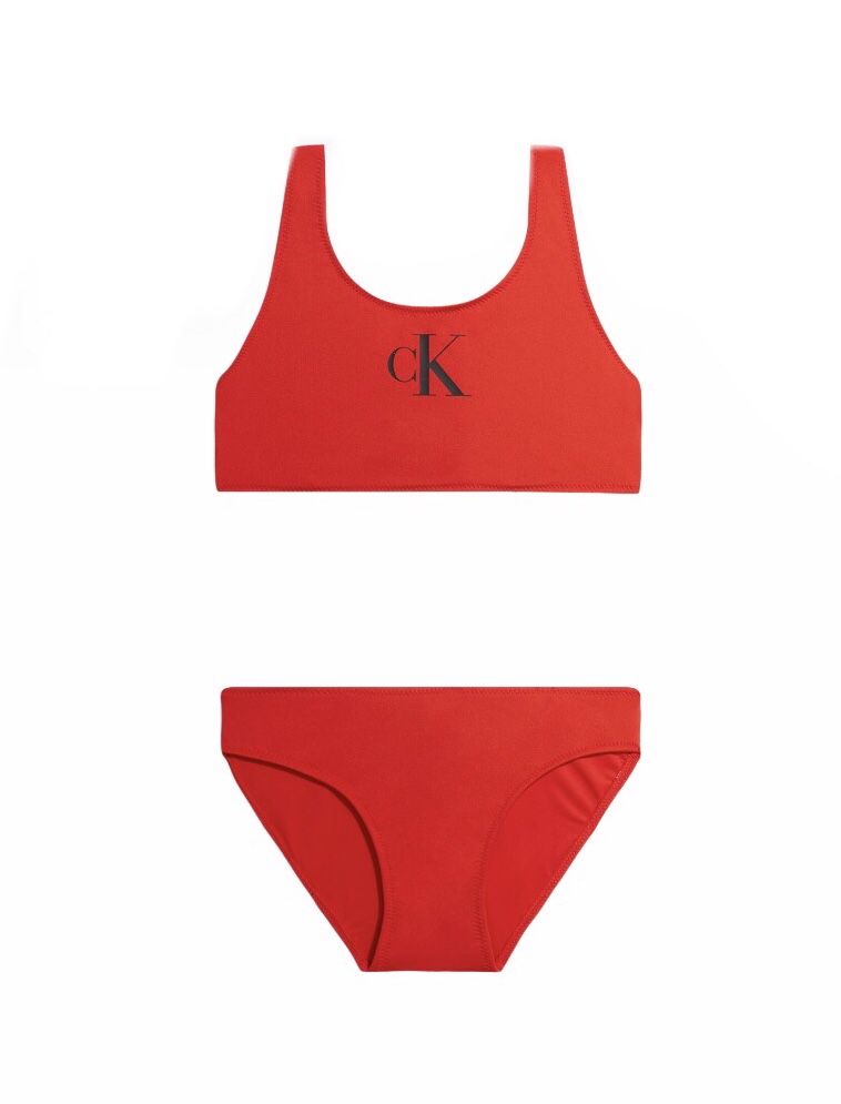 Calvin Klein μαγιό μπικίνι κόκκινο KY0KY00029-XNE