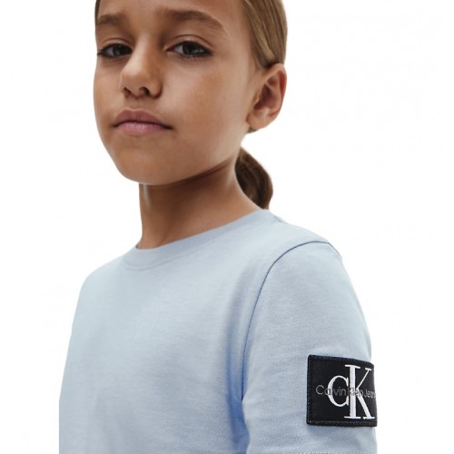 Calvin Klein μπλούζα γαλάζια IB0IB01536-DAR