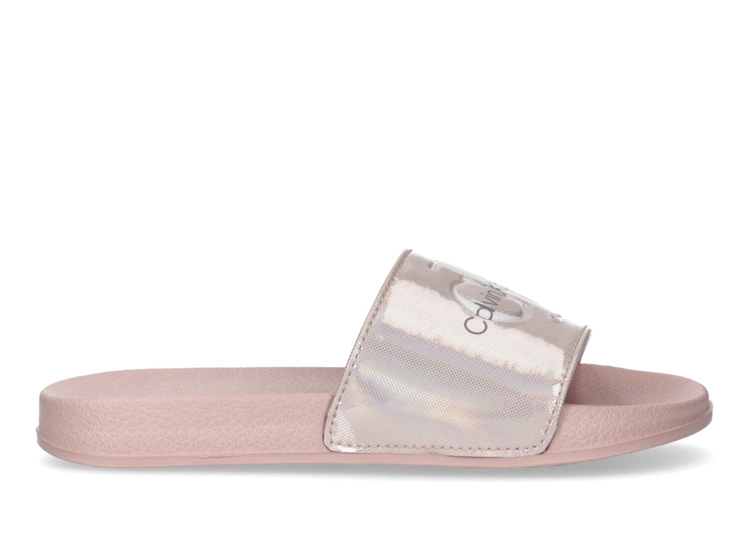 Calvin Klein παντόφλα slide ροζ V3A0-80529-1601302