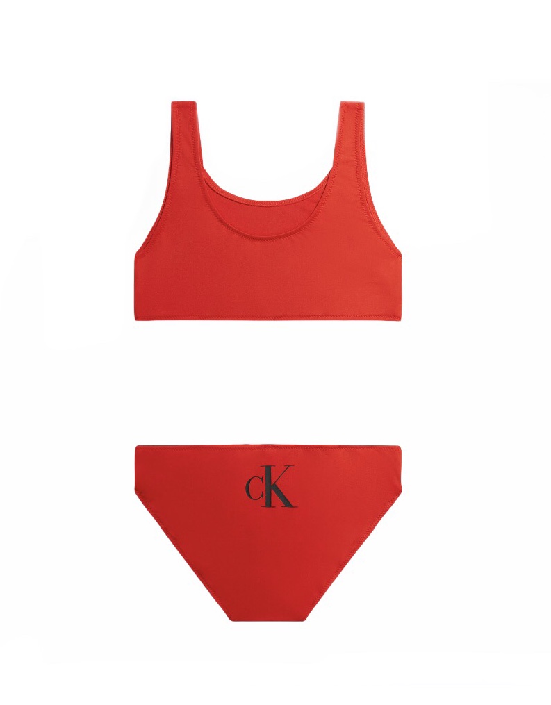 Calvin Klein μαγιό μπικίνι κόκκινο KY0KY00029-XNE