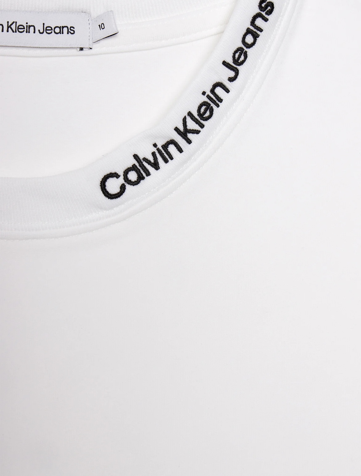 Calvin Klein μπλούζα λευκή IB0IB02032-YAF