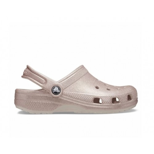 Crocs σαμπό ροζ χρυσό με γκλίτερ 206993-6WV