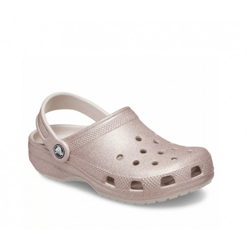 Crocs σαμπό ροζ χρυσό με γκλίτερ 206993-6WV