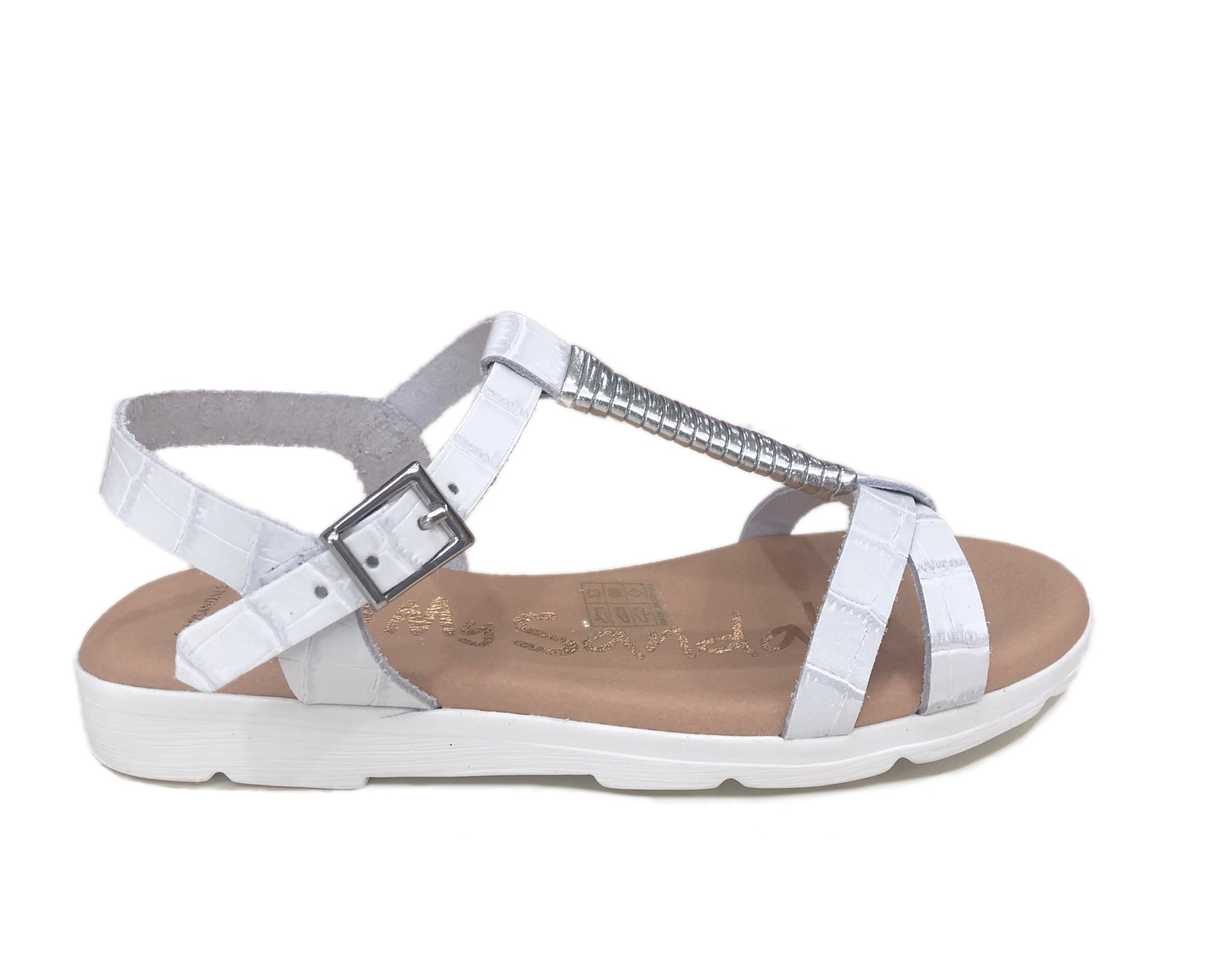 Oh my Sandals πέδιλο 4622 λευκό