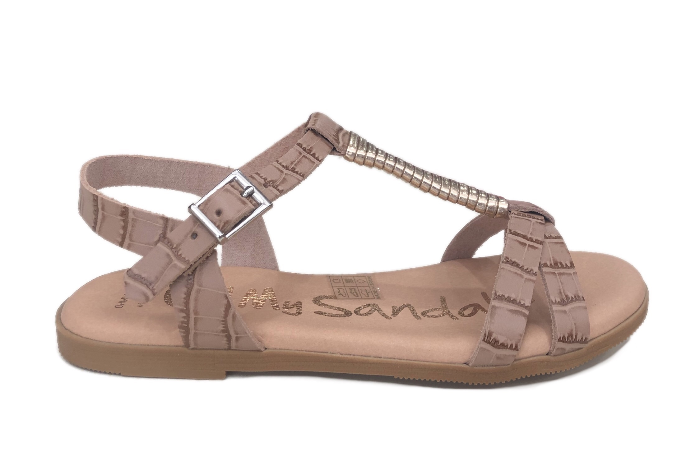 Oh my Sandals πέδιλο 4622 nude