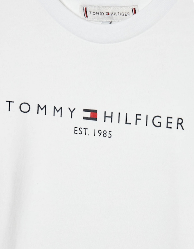 Tommy Hilfiger μπλούζα λευκή KS0KS00202-YBR