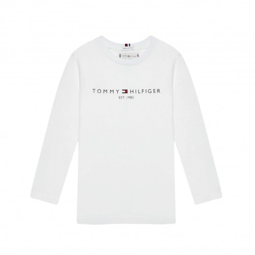 Tommy Hilfiger μπλούζα λευκή KS0KS00202-YBR