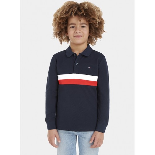 Tommy Hilfiger μπλούζα πόλο μπλε KB0KB08656-0FA