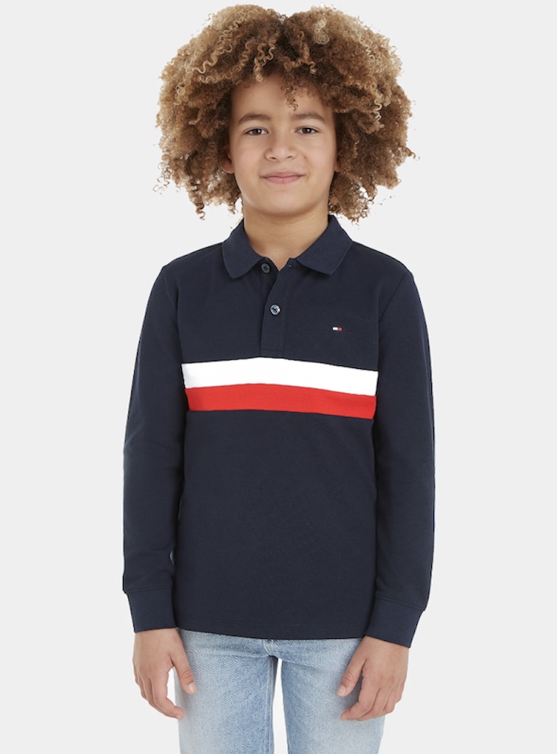 Tommy Hilfiger μπλούζα πόλο μπλε KB0KB08656-0FA