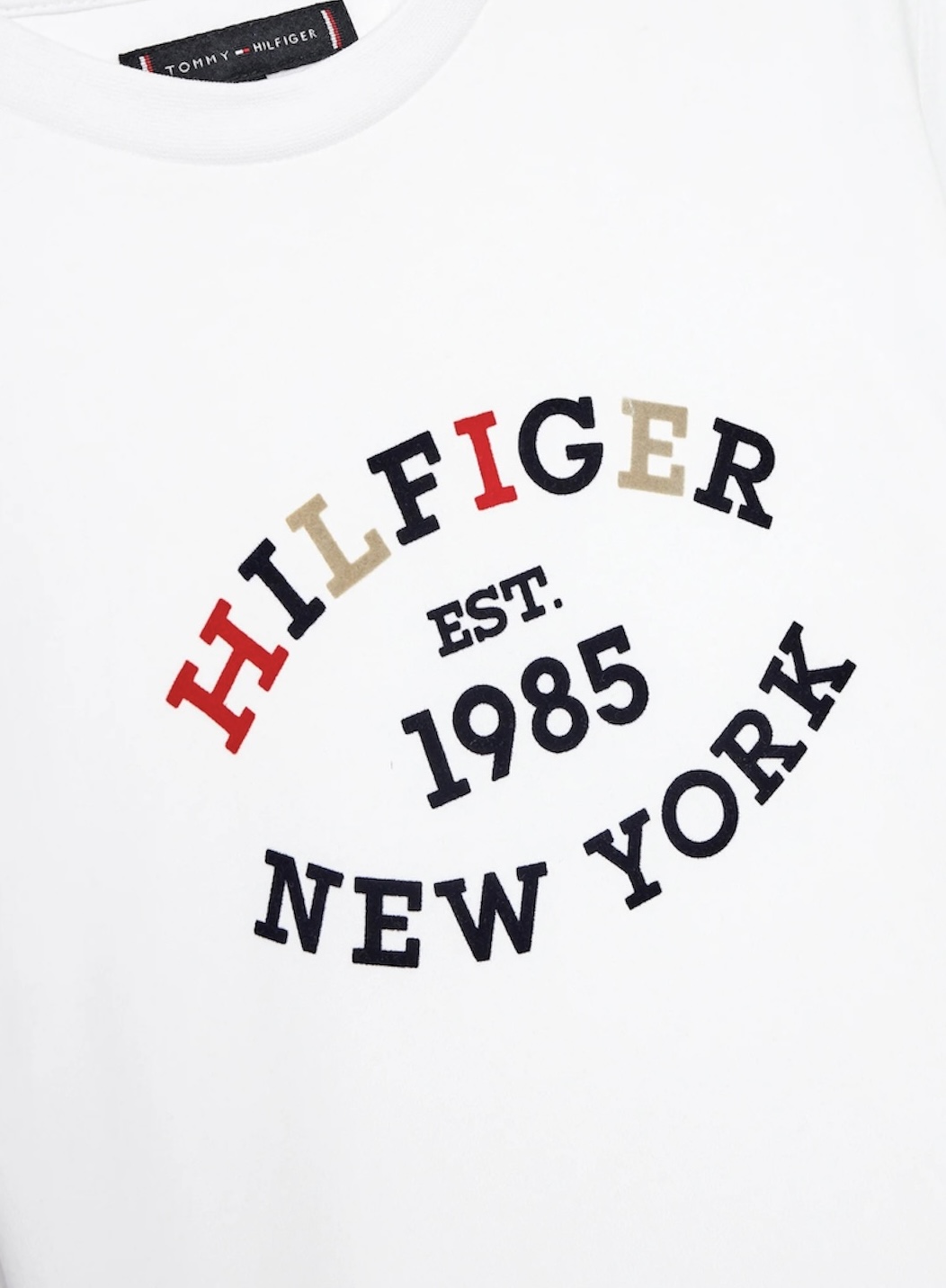 Tommy Hilfiger μπλούζα λευκή KB0KB08659-YBR