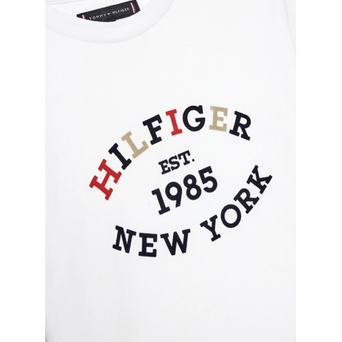 Tommy Hilfiger μπλούζα λευκή KB0KB08659-YBR