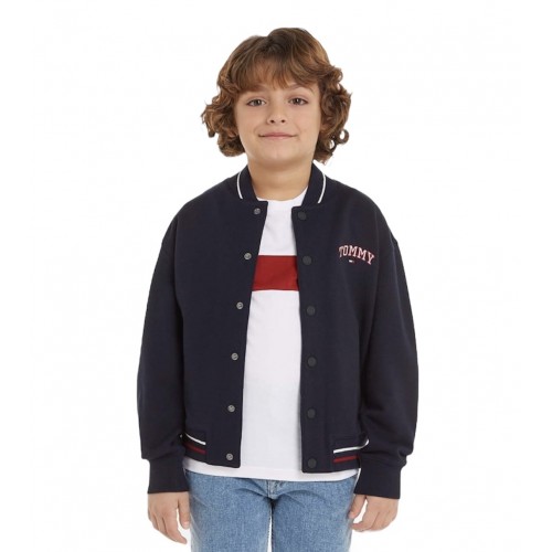 Tommy Hilfiger ζακέτα bomber μπλε KS0KS00570-DW5