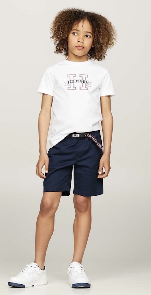 Tommy Hilfiger μπλούζα λευκή KB0KB09028-YBR