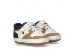 Tommy Hilfiger sneaker αγκαλιάς λευκό μπεζ T0B9-33620-1755Y913