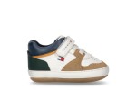 Tommy Hilfiger sneaker αγκαλιάς λευκό μπεζ T0B9-33620-1755Y913