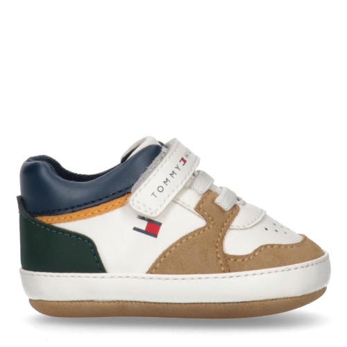 Tommy Hilfiger sneaker αγκαλιάς λευκό μπεζ T0B9-33620-1755Y913