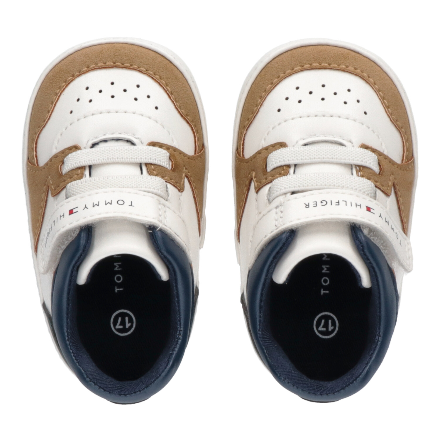 Tommy Hilfiger sneaker αγκαλιάς λευκό μπεζ T0B9-33620-1755Y913