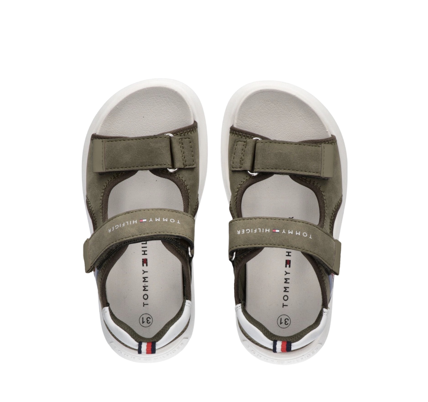 Tommy Hilfiger πέδιλο χακί T3B2-32906-1355414