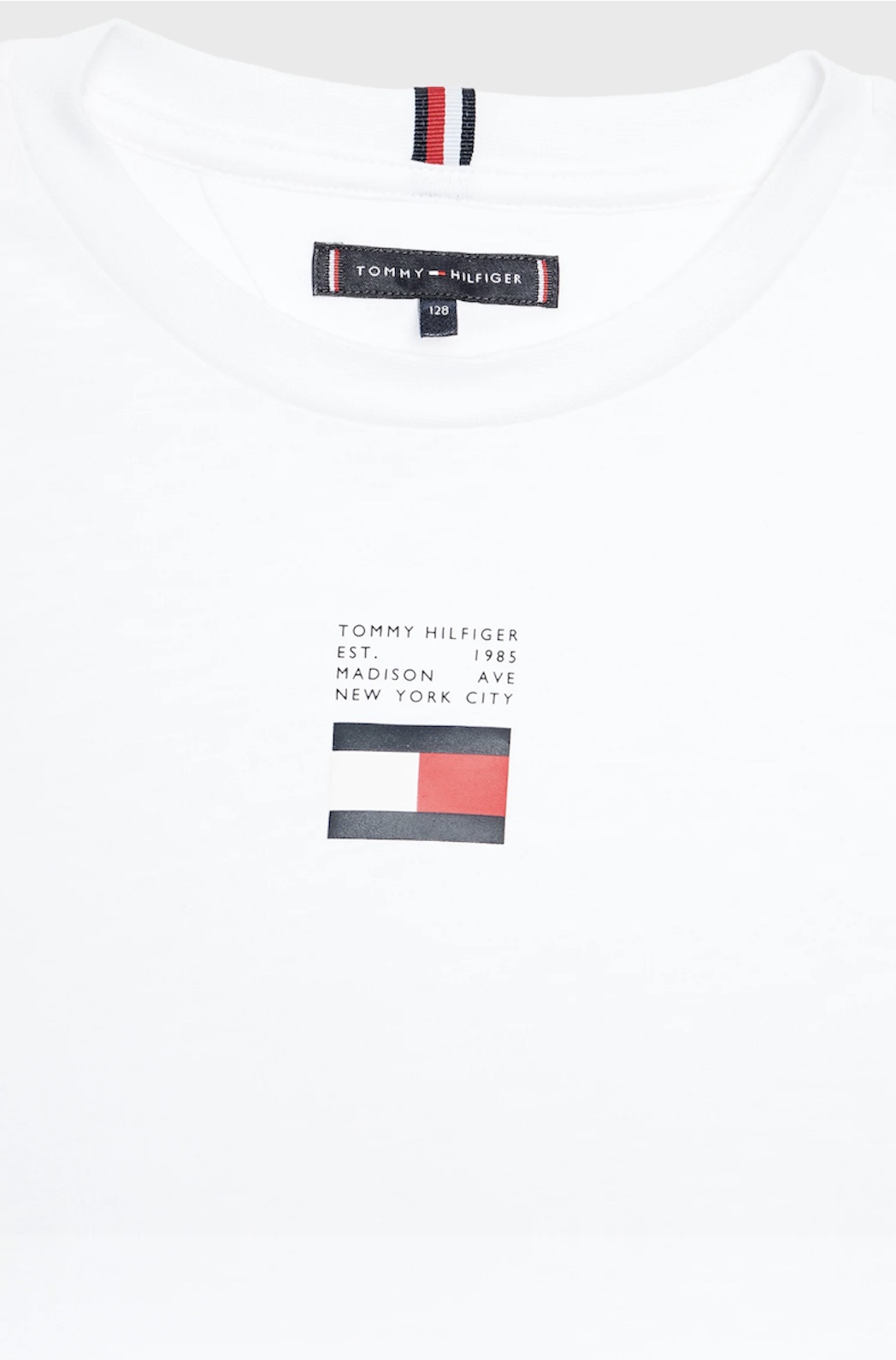 Tommy Hilfiger μπλούζα λευκή KB0KB08033-YBR