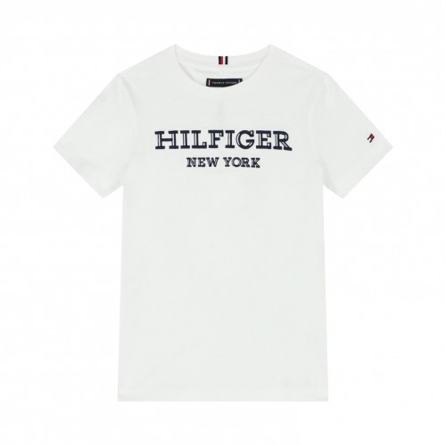 Tommy Hilfiger μπλούζα λευκή KB0KB08680-YBR