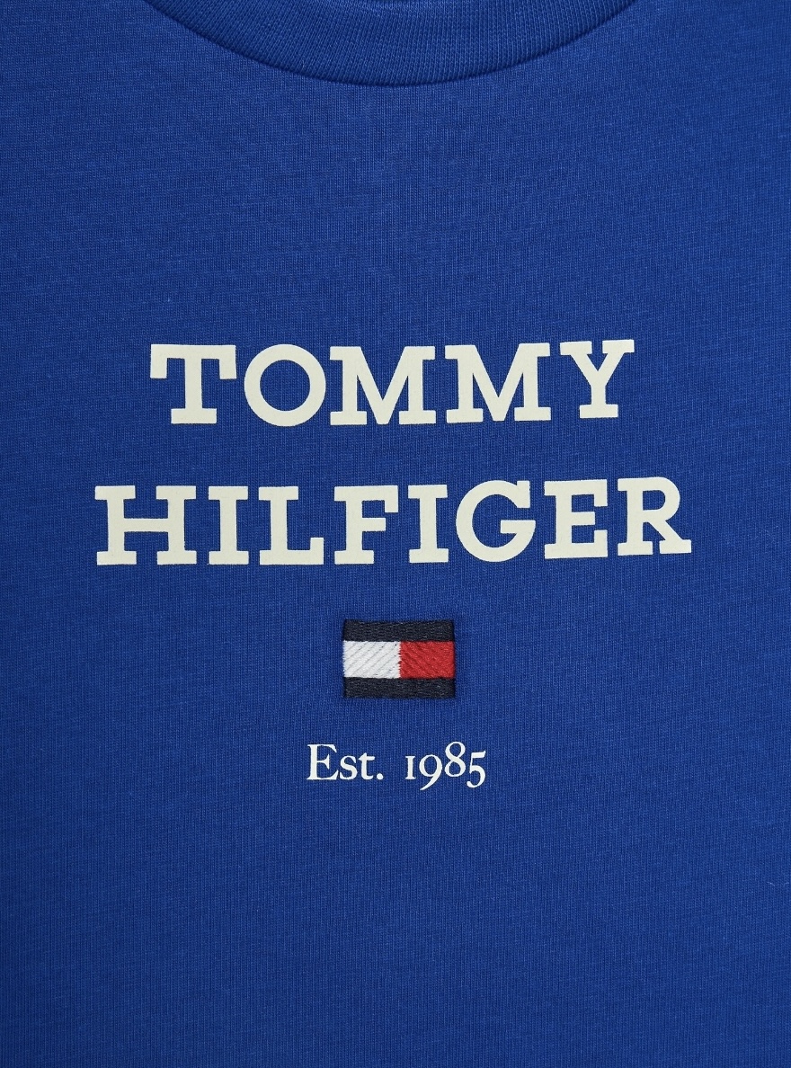 Tommy Hilfiger μπλούζα μπλε ηλεκτρίκ KB0KB08671-C66