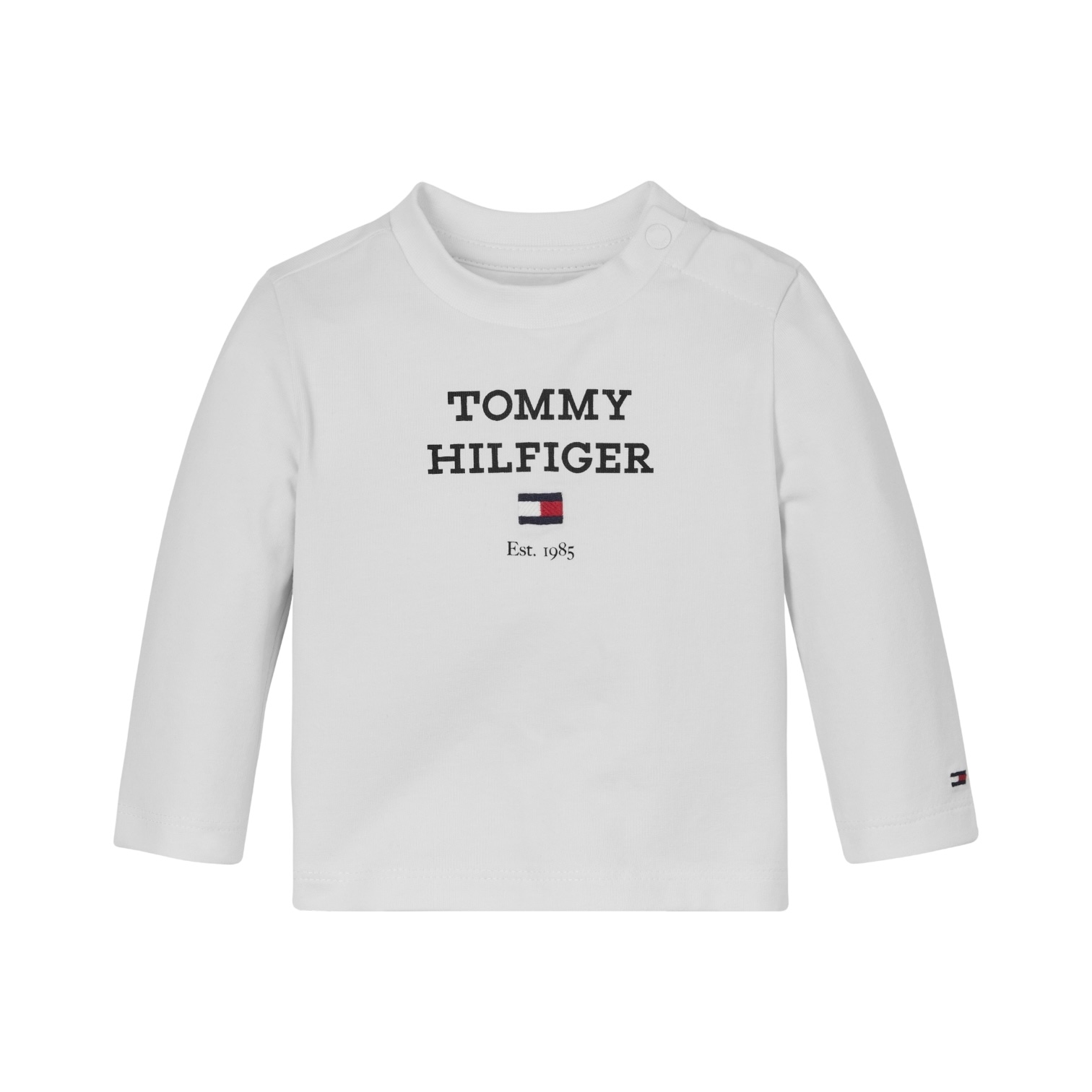 Tommy Hilfiger μπλούζα λευκή KN0KN01760-YBR