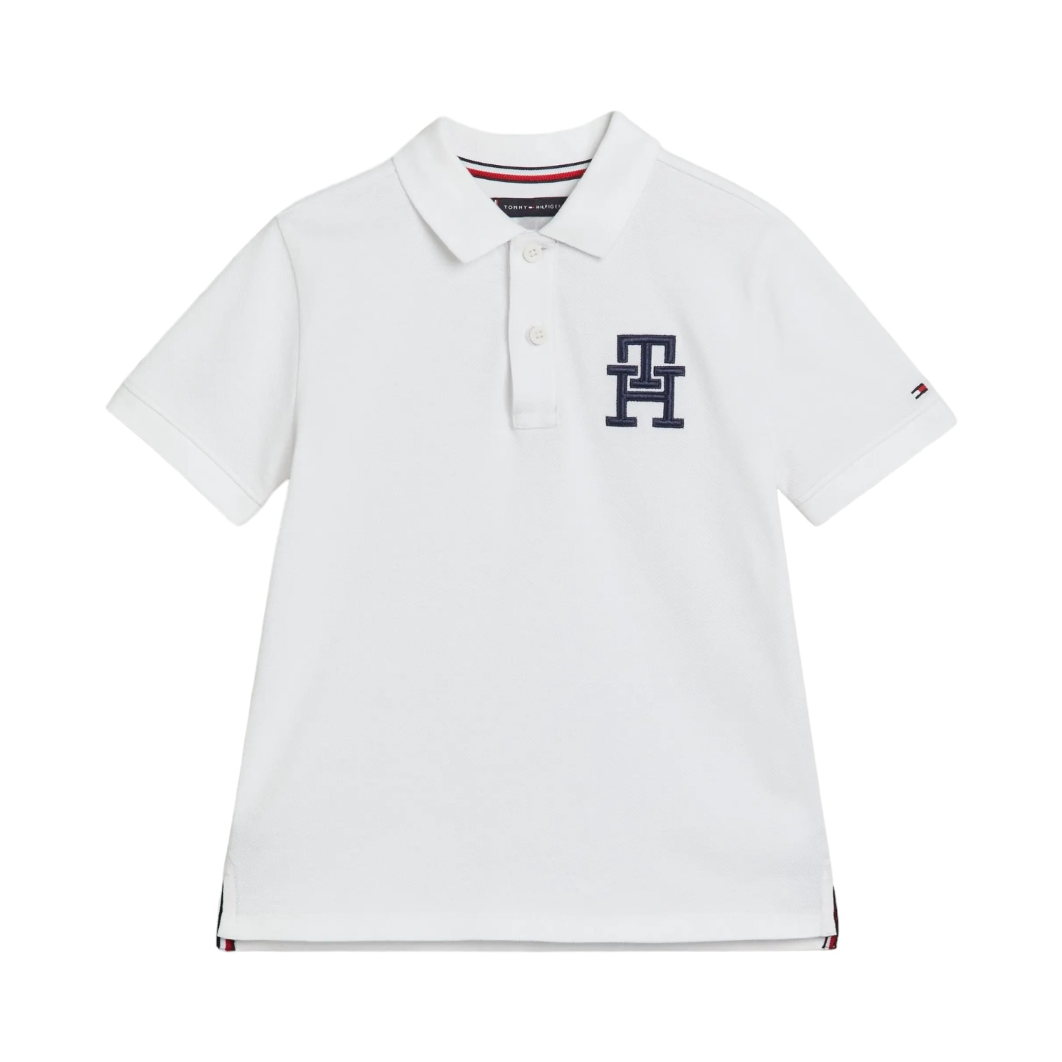 Tommy Hilfiger μπλούζα πόλο λευκή KB0KB08853-YBR