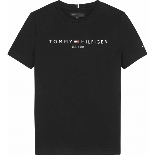 Tommy Hilfiger μπλούζα μαύρη KS0KS00210-BDS