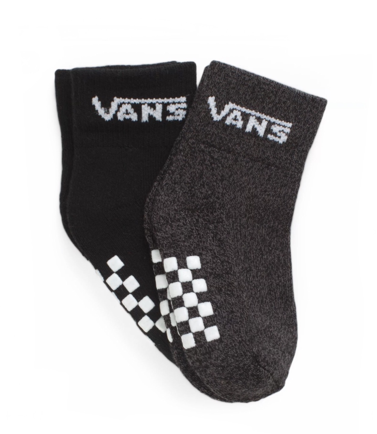 Vans σετ 2 βρεφικές κάλτσες VN0A7PTCBLK  μαύρες γκρι