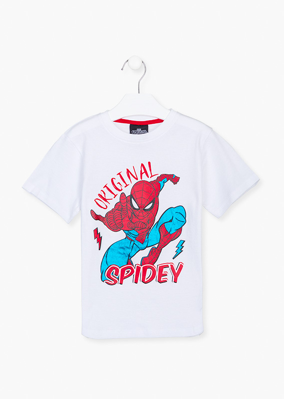 Losan μπλούζα Spiderman λευκή 21L-1803AG