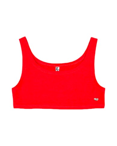 LSN crop top κοραλί LJGAP0103_24033